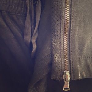 100% leather Lou & Grey joggers